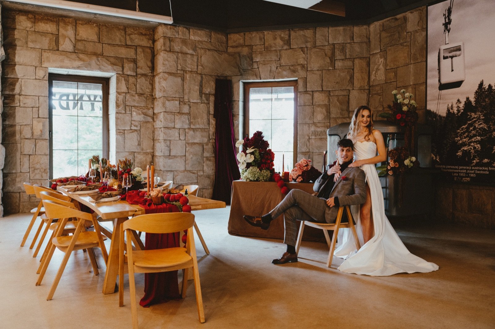 Panorama sali weselnej